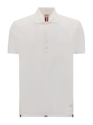 THOM BROWNE: Polos - Polo - Blanco