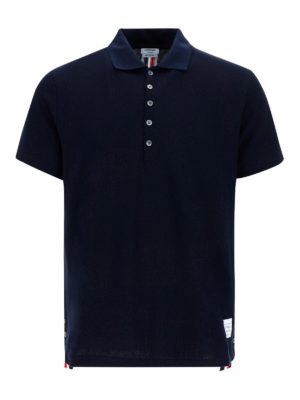 Brunello Cucinelli Logo polo shirt in blue - Blue