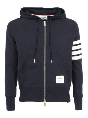THOM BROWNE: Sweatshirts & Pulls - Sweat-Shirts - Bleu Foncé