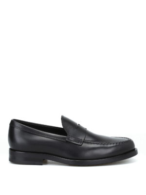 TOD'S: Mocassins & Chaussures bateau - Mocassin  - Noir