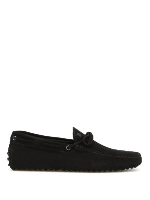 Tod's Horse logo suede Gommino loafers - Blue