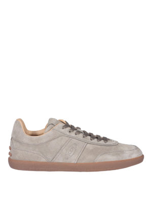 TOD'S: Chaussures de sport - Baskets - Taupe