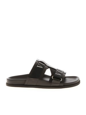 VALENTINO GARAVANI: sandali - VLTN sandals in black