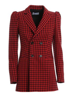 VALENTINO RED: giacche blazer - Blazer in country vichy