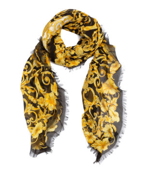 VERSACE: Stoles & Shawls - Baroque print shawl