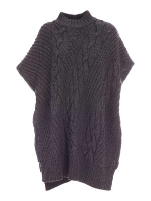 Burberry Mega Check cashmere poncho - Multicolour