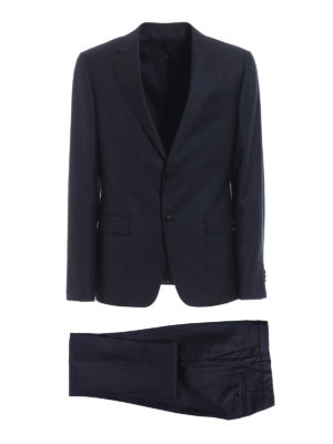 Z ZEGNA: formal suits - Melange wool two-piece suit