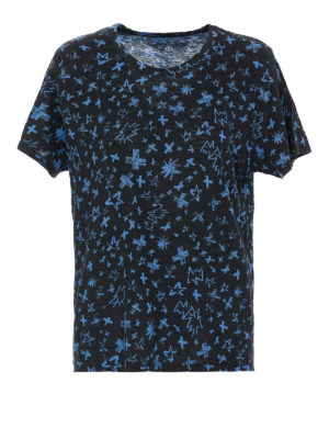 ZADIG&VOLTAIRE: t-shirts - Aria Pastel Cross cotton T-shirt