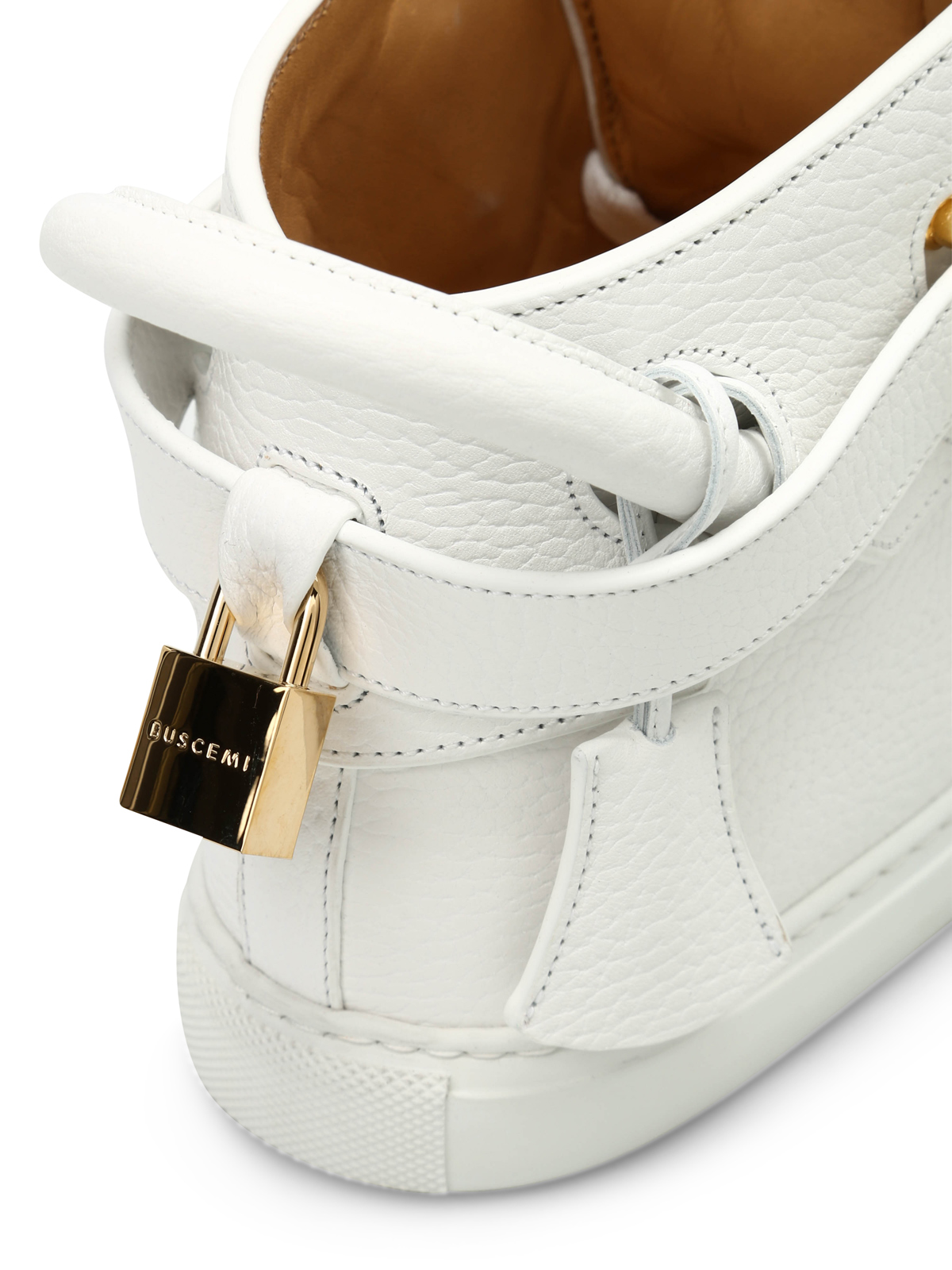 Uartig Mediator beskytte Trainers Buscemi - 100MM hi-top leather sneakers - 1007SP14WHITE