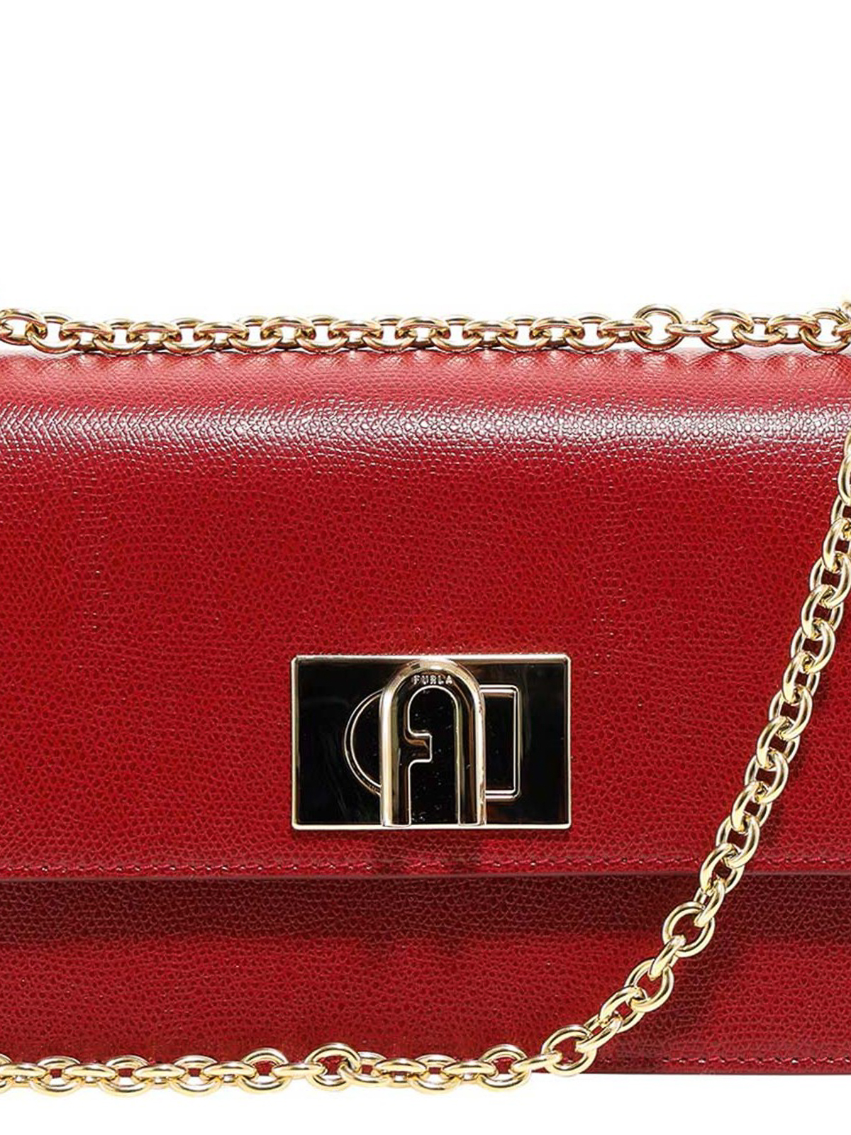 Furla 1927 Mini Leather Satchel Bag In Red