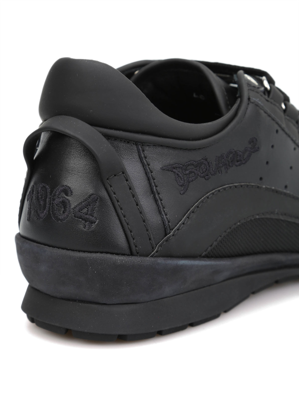 DSquared2 551 triple black trainers size 46 made in Italy Dsquared2 551 leather sneakers - Black - Men|S16SN4347132124 main image 2
