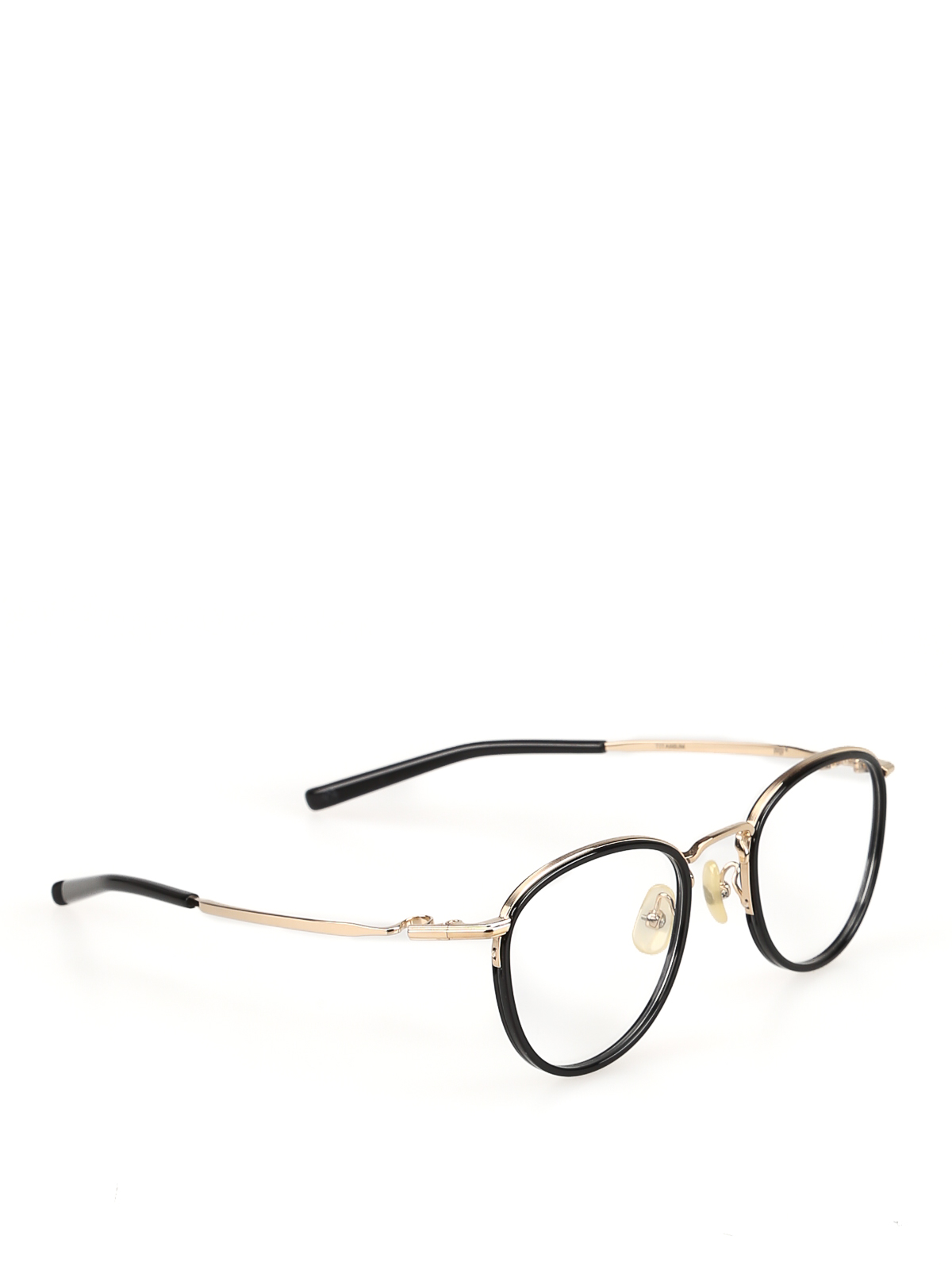999.9 Four Nines Titanium wayfarer eyeglasses - Black|M1039001