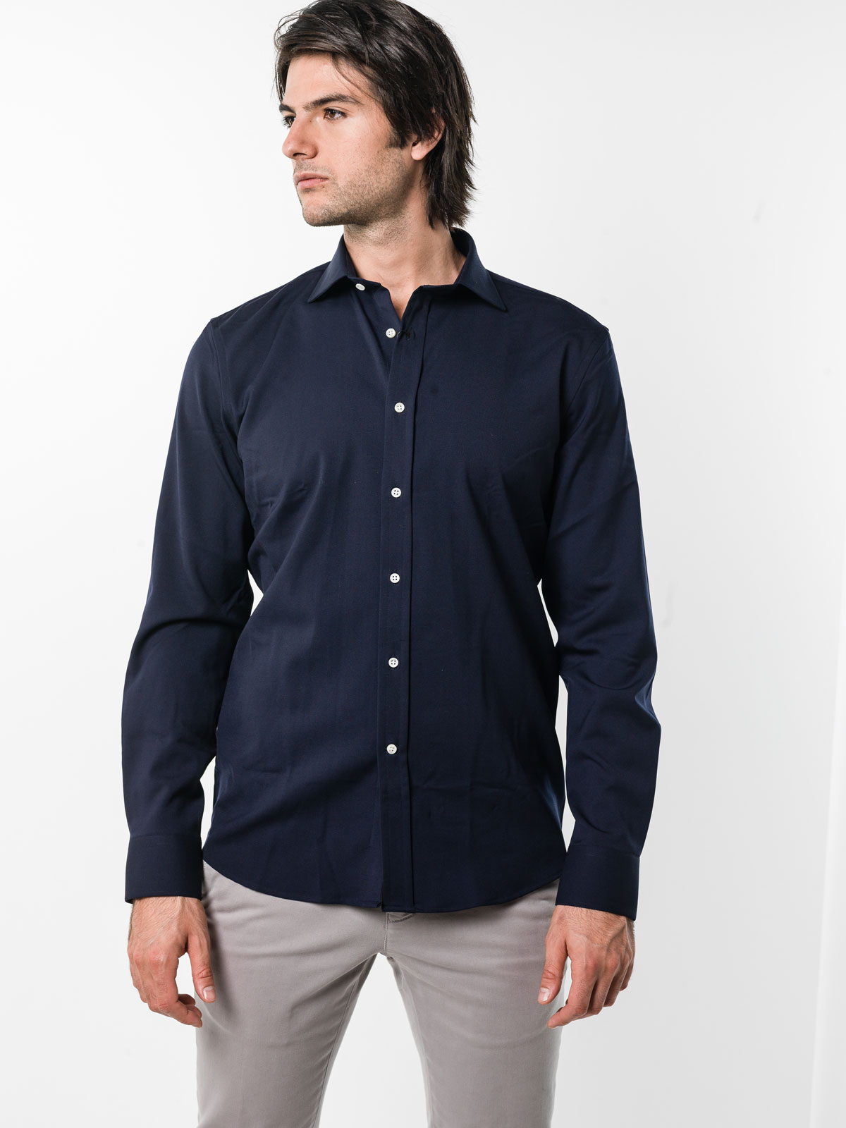 operador Conceder Cenagal Camisas Ralph Lauren Black Label - Camisa Azul Oscuro Para Hombre -  U02BD009BA394A49NY