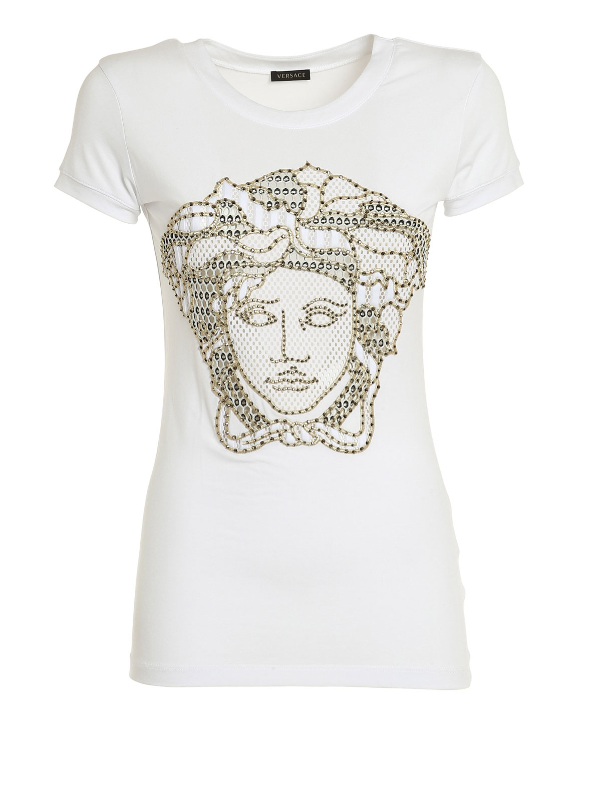 Camisetas Versace Camiseta Blanca Mujer -