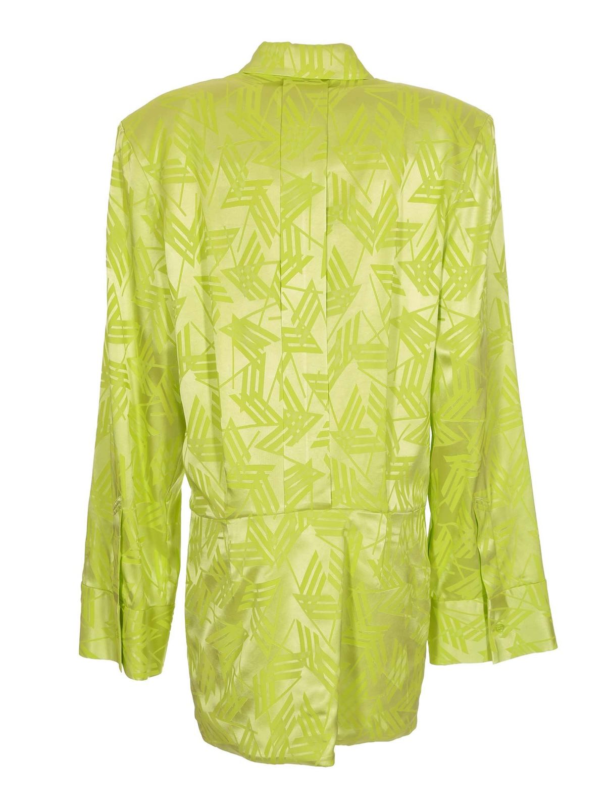 The Attico Margot mini dress in fluo yellow|211WCA54V018153 The Attico Margot mini dress in fluo yellow|211WCA54V018153