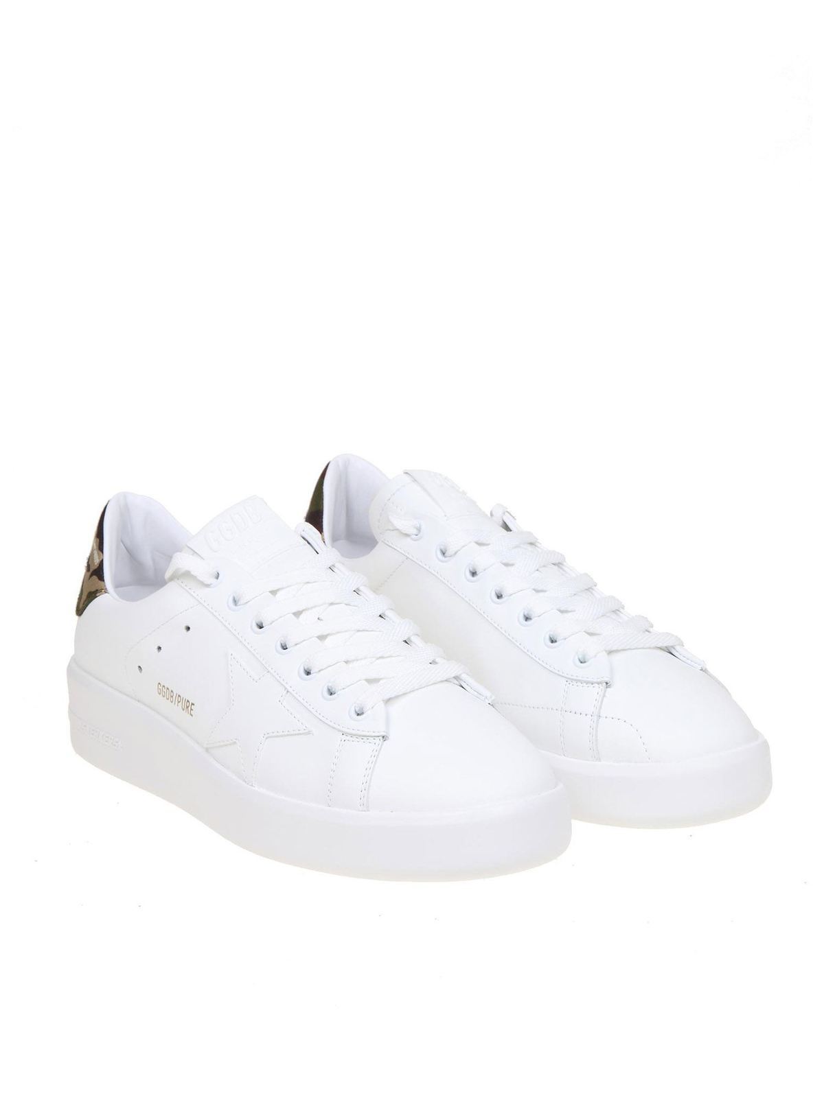 ☆Golden Goose☆ Pure Star Blacktab Sneakers White GMF00197F