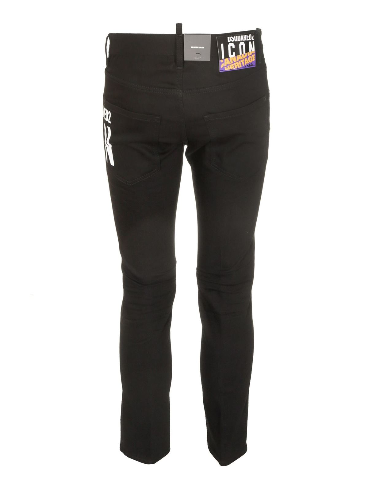 Dsquared2 Skater Jeans Icon in black - Black|S79LA0017S30564900