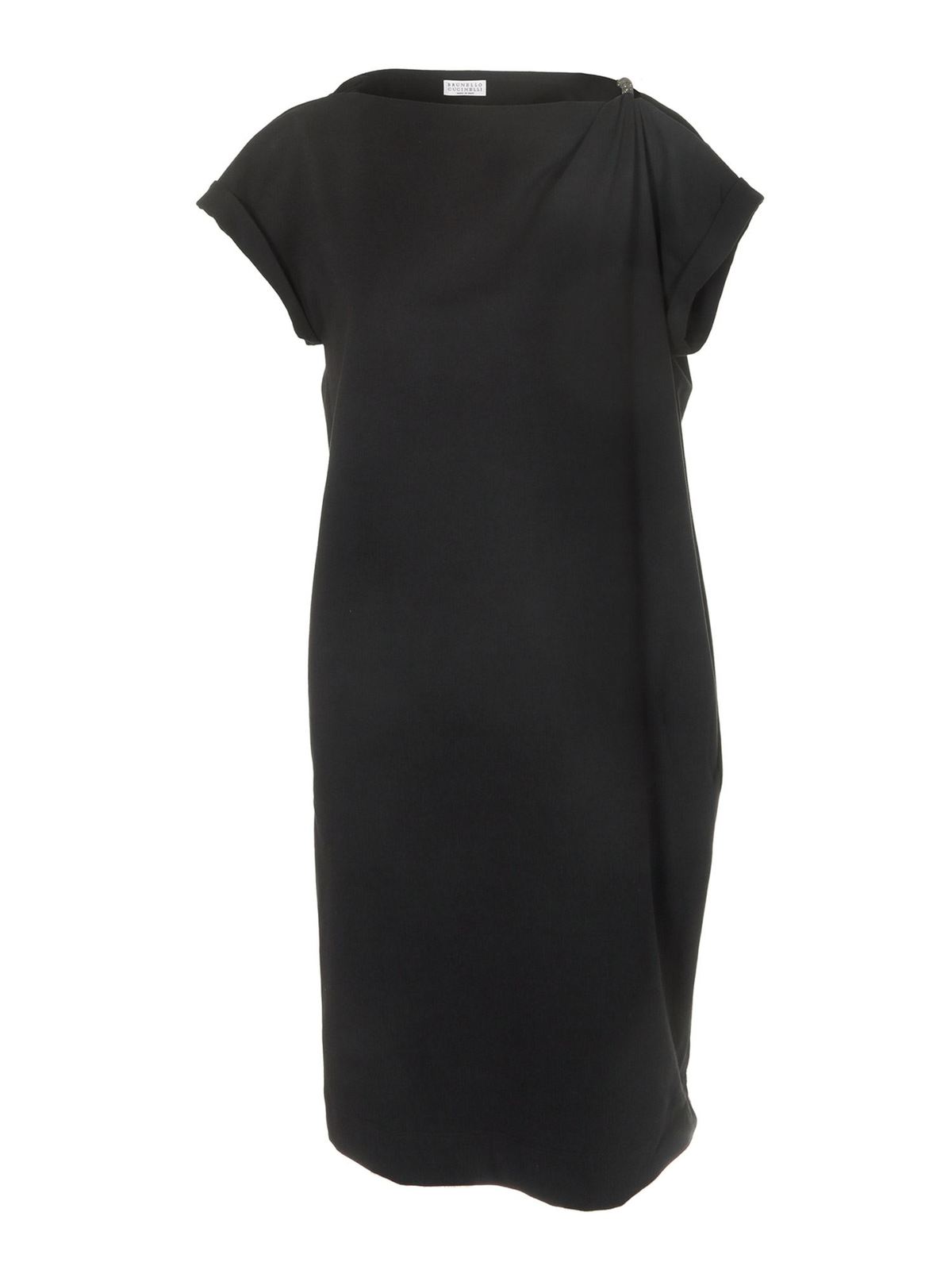 black t shirt dress knee length Casual Solid Sleeveless Black Knee Length T-shirt Dress  Juneberry