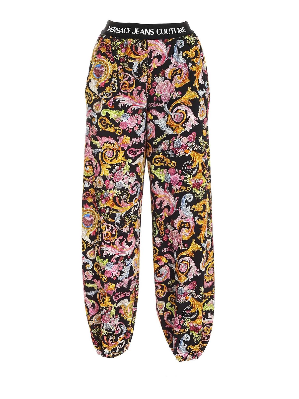 Versace Jeans Couture Rubberized logo multicolor joggers