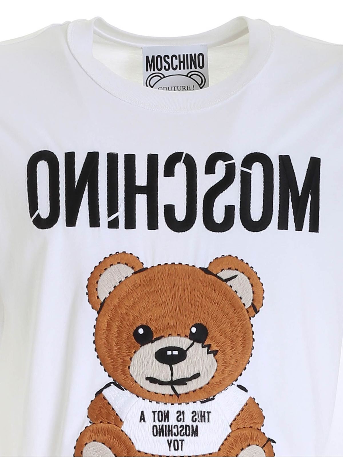 Camiseta Moschino Hombre Precio Moschino Camiseta Blanco Blanco - Main Image