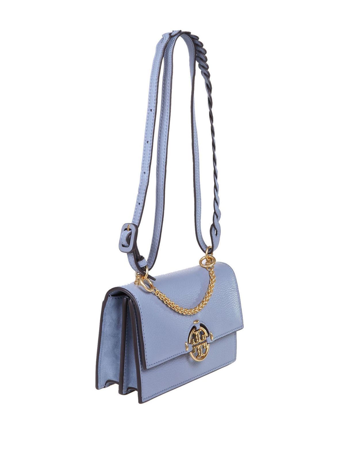Tory Burch Mini Miller Crossbody Bag - Blue for Women