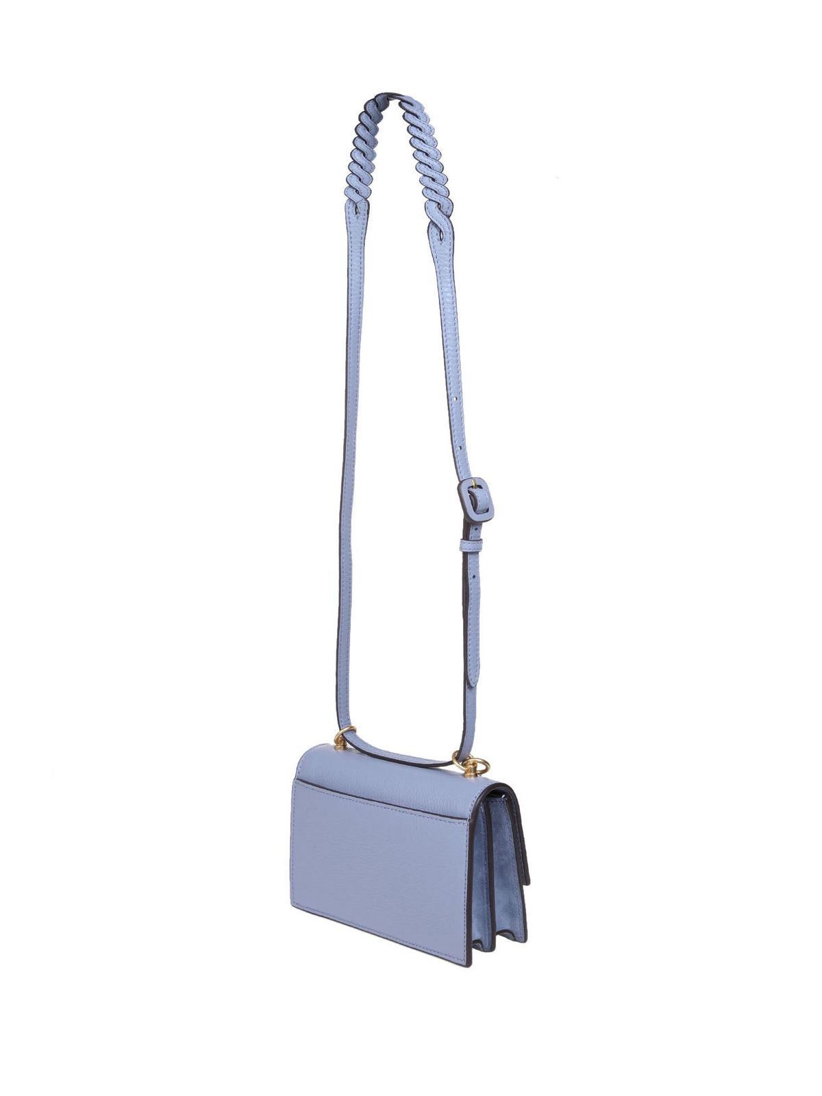 Tory Burch Mini Miller Crossbody Bag - Blue for Women