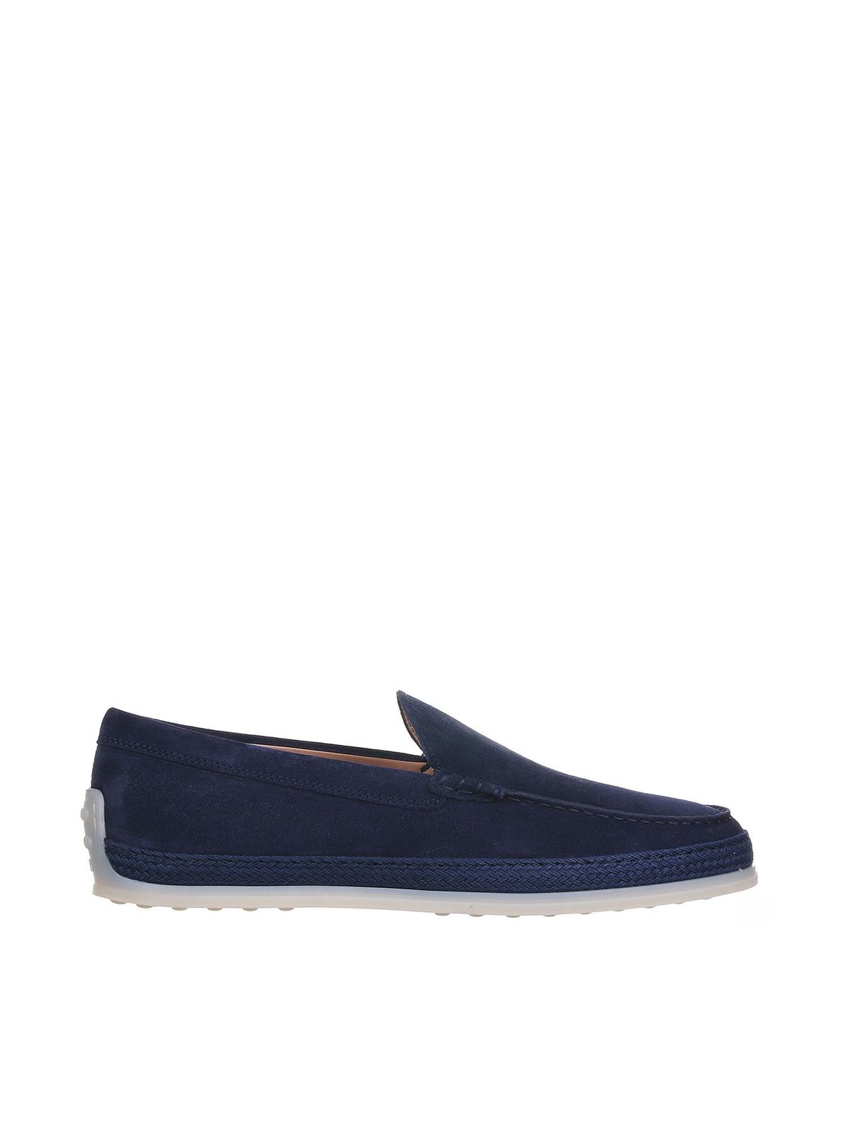 Tod's Rope Loafers In Blue In Azul