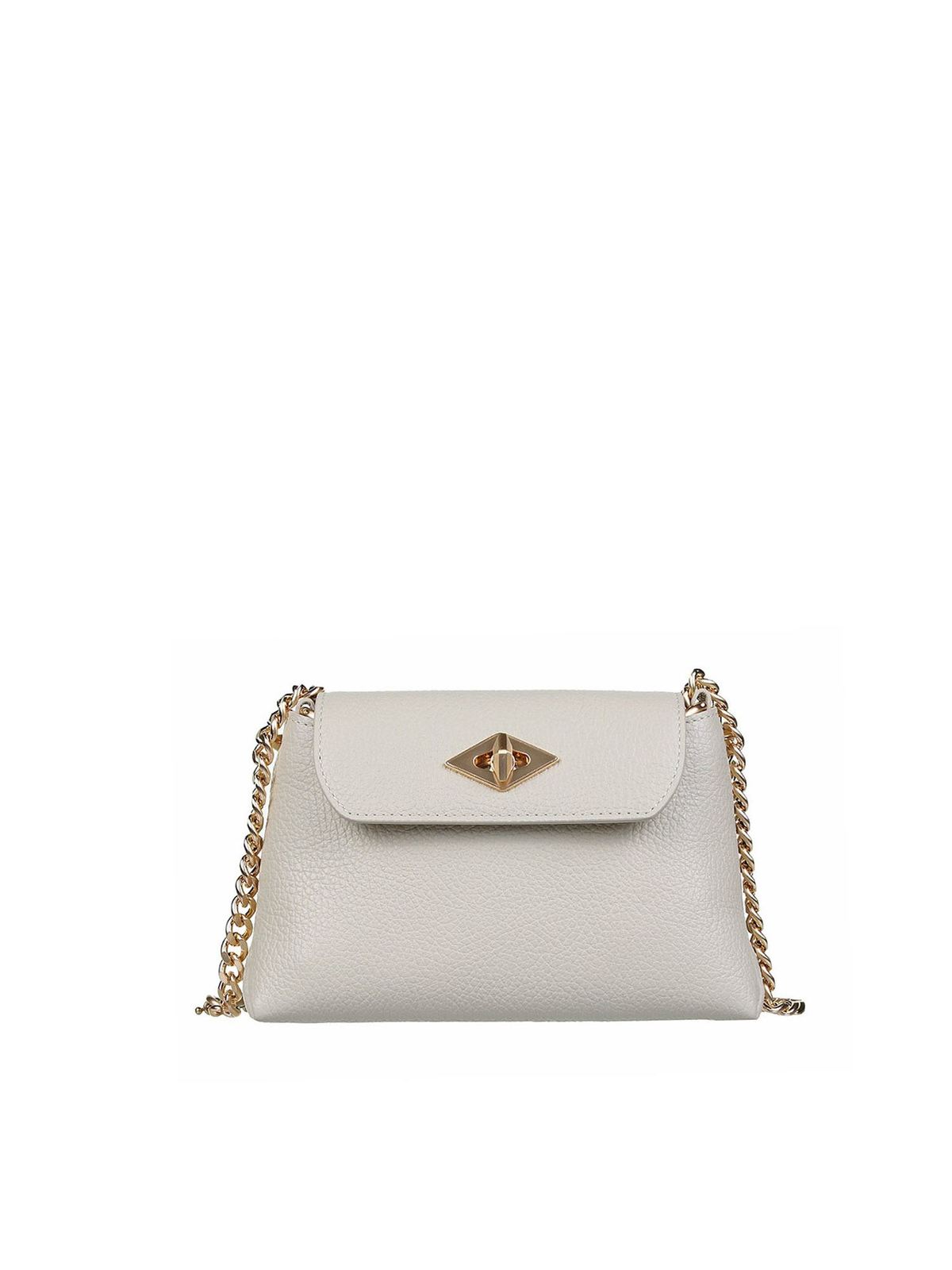 Mini Diamond bag in ivory color