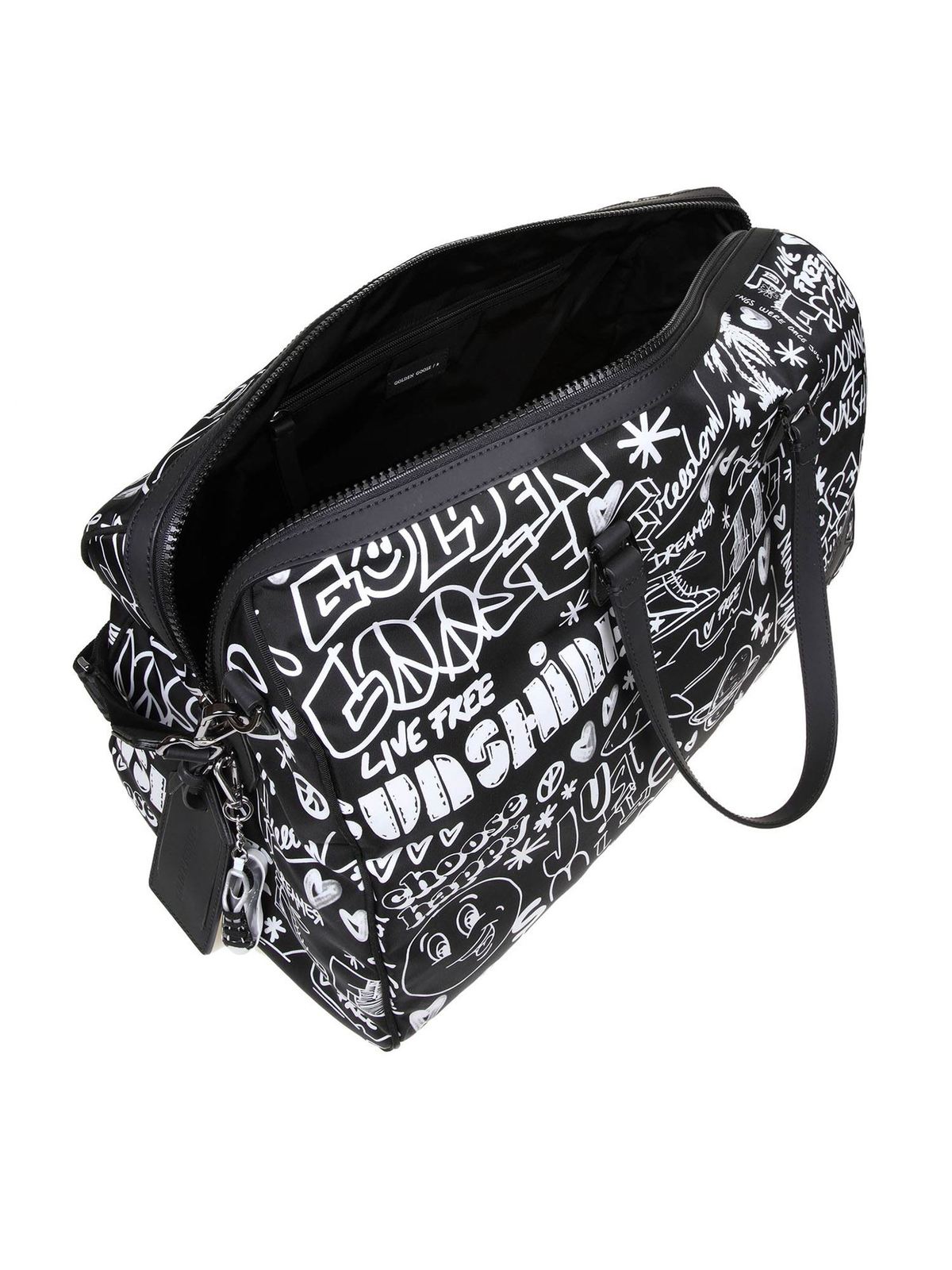 Golden Goose Journey duffle bag in black|GMA00153A00023480203