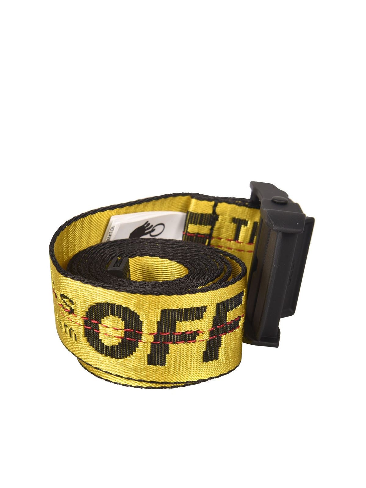 Off-White Regular belts Men OMRB021FAB0011810 Fabric Yellow 93€
