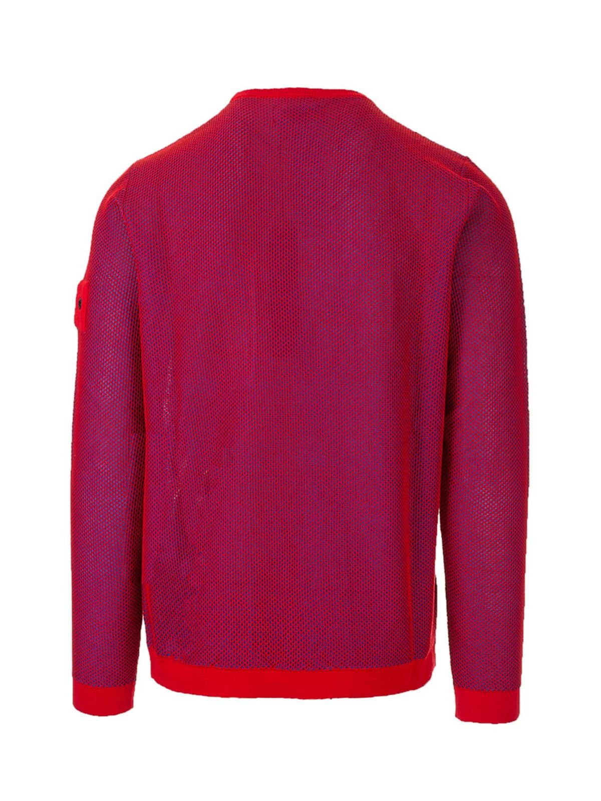 Stone Island Rundhalspullover Rot Rot Herren 7419505A3V0010