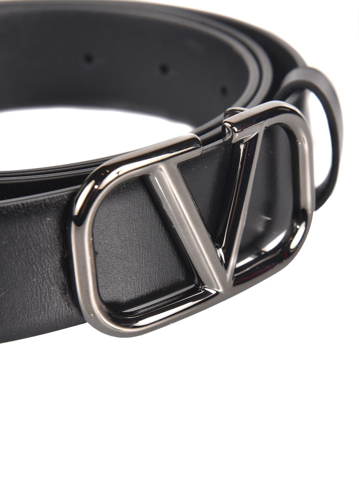 Belts Valentino Garavani - Vlogo Signature belt in black - VY2T0Q90AZR0NO