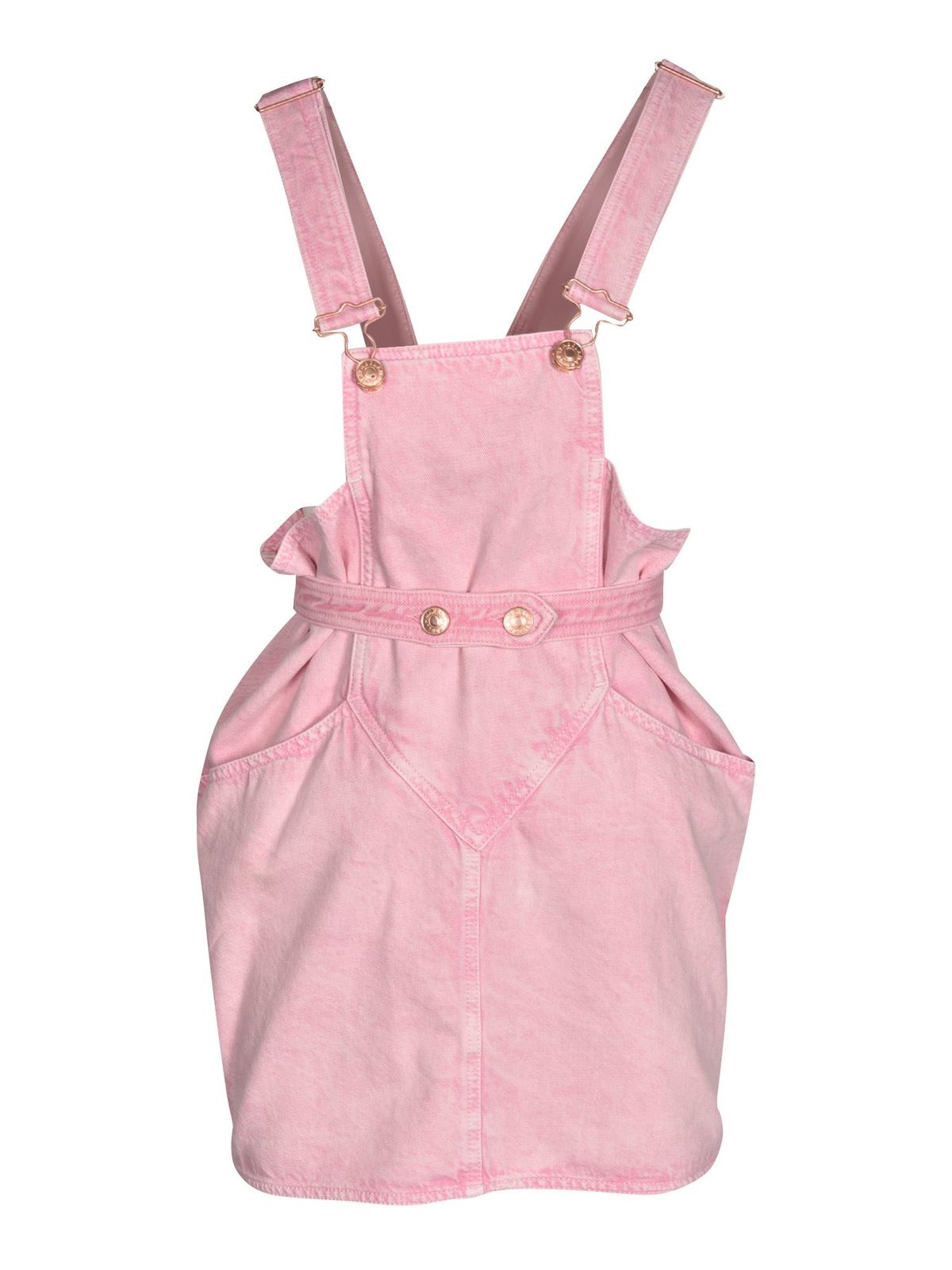 Baby pink hot sale dungaree dress