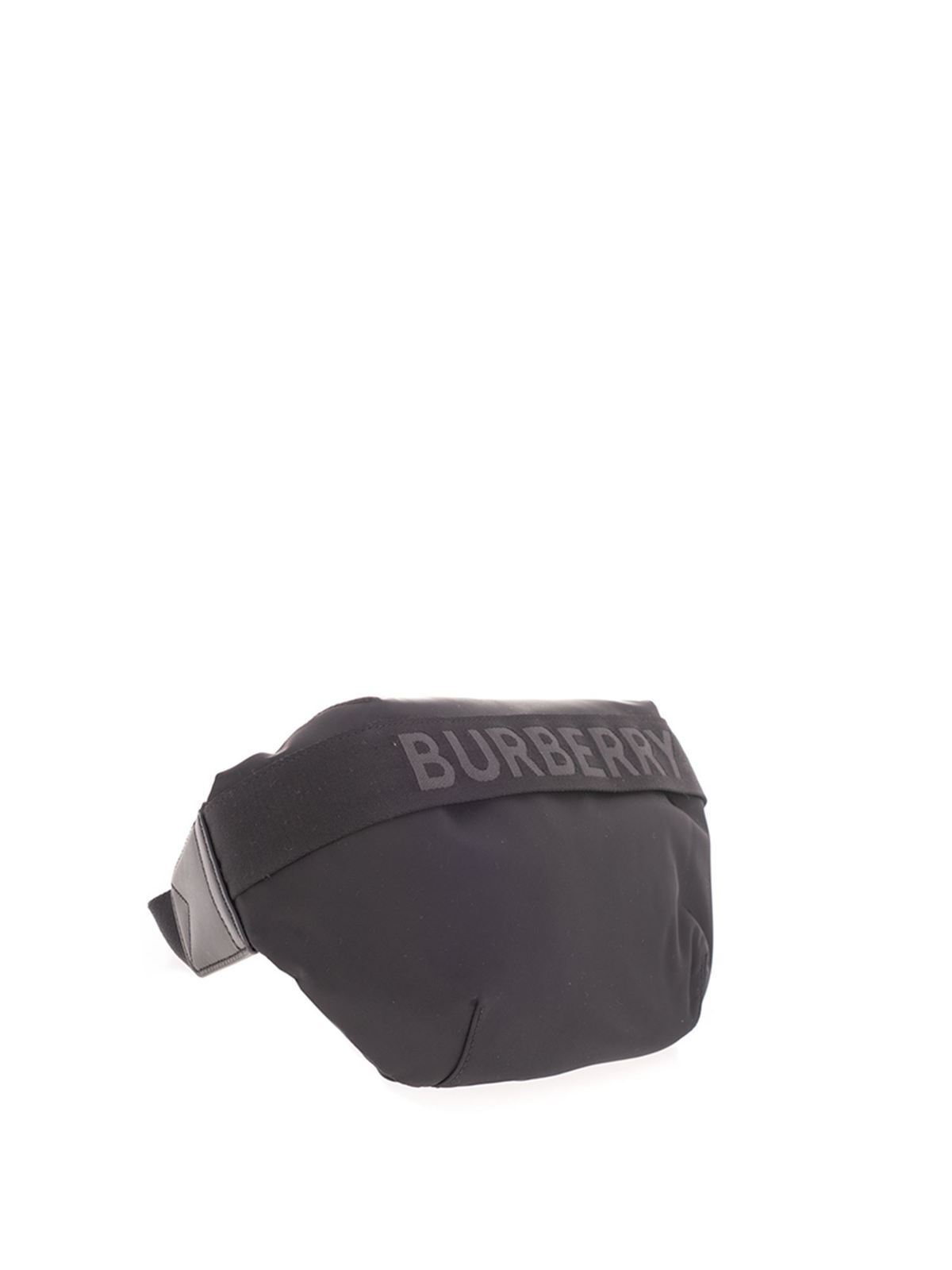 BURBERRY waist bag black nylon