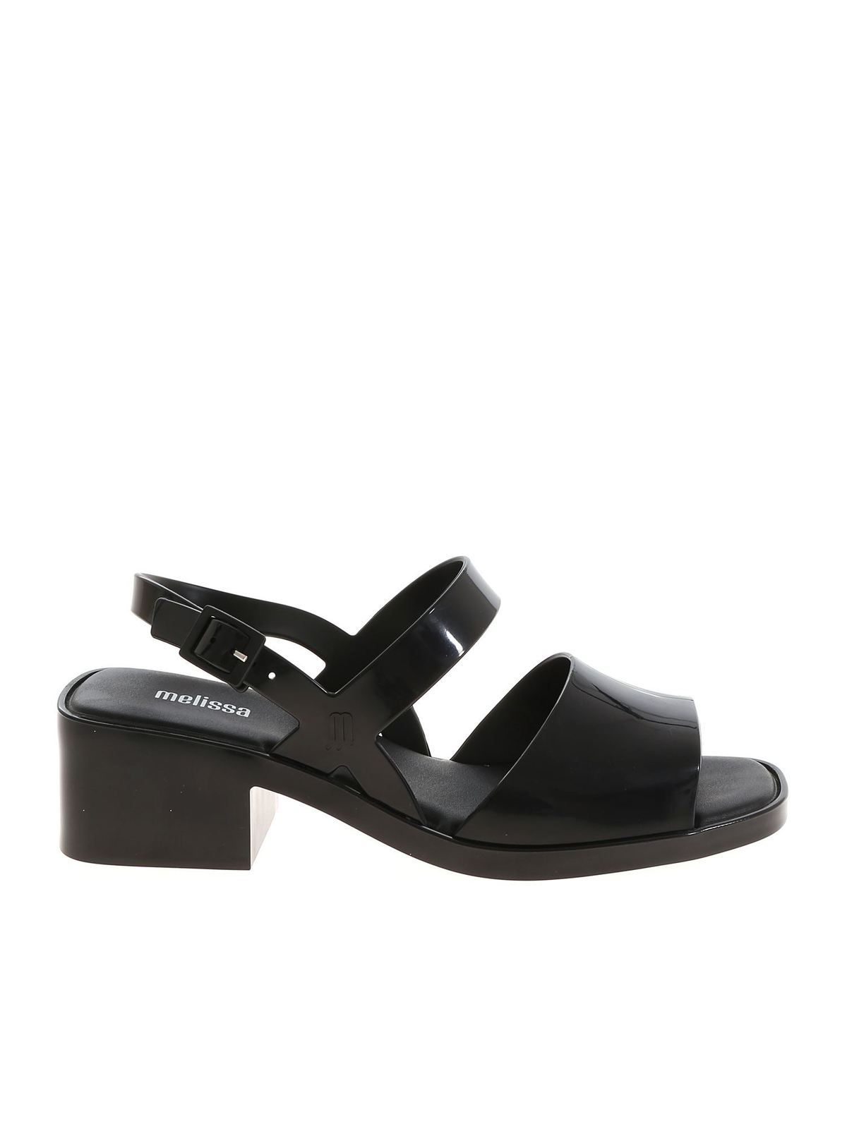 Shop Melissa Cosmo Sandals In Black