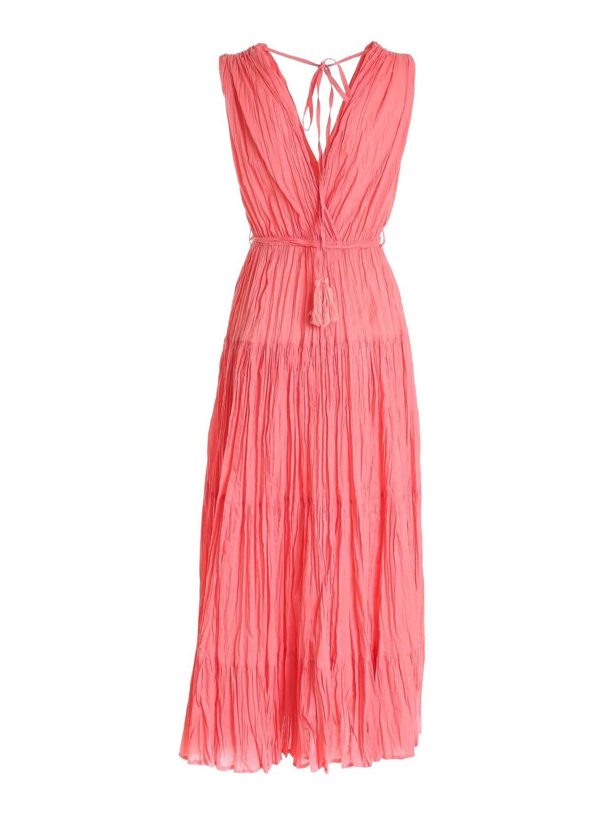 Wrinkled effect dress Pink CAPODED721528025