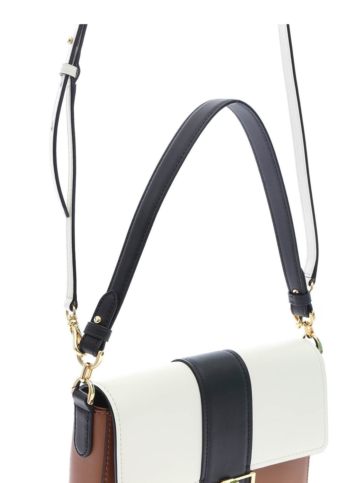 Shoulder bags Lauren Ralph Lauren - Spencer bag in black white and brown -  431826060002