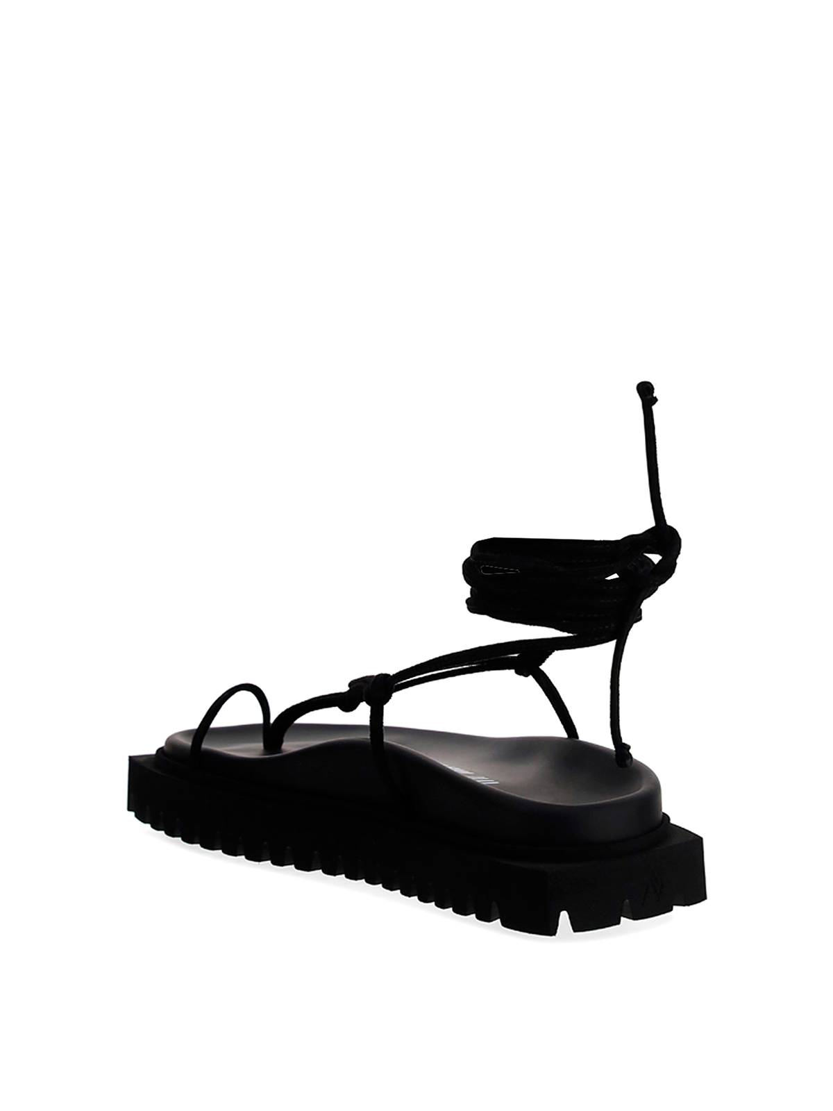 The Attico Renée sandals - Black - Women | 212WS907L007100