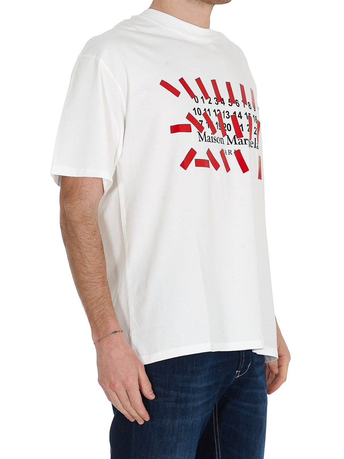 Maison Margiela Numerical logo T-shirt - White