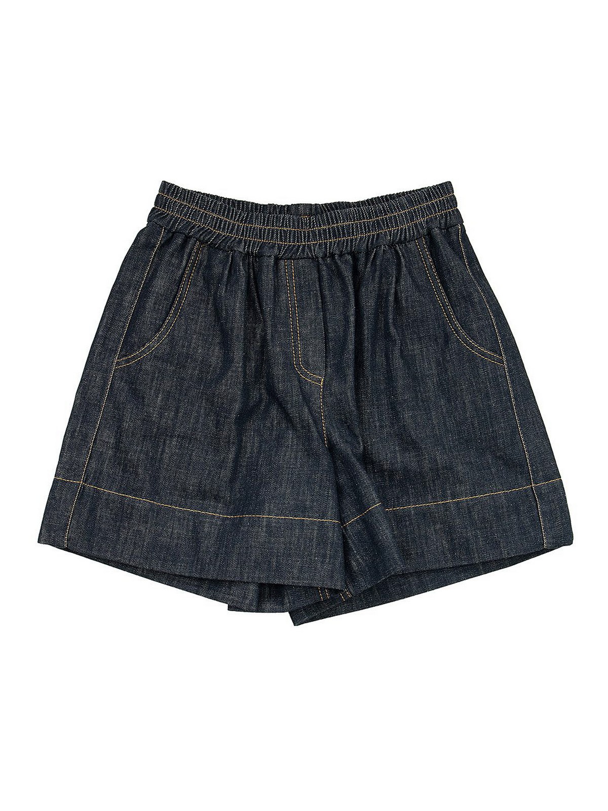 Brunello Cucinelli ショートパンツ - ダークウォッシュ|B0F28P400BC900