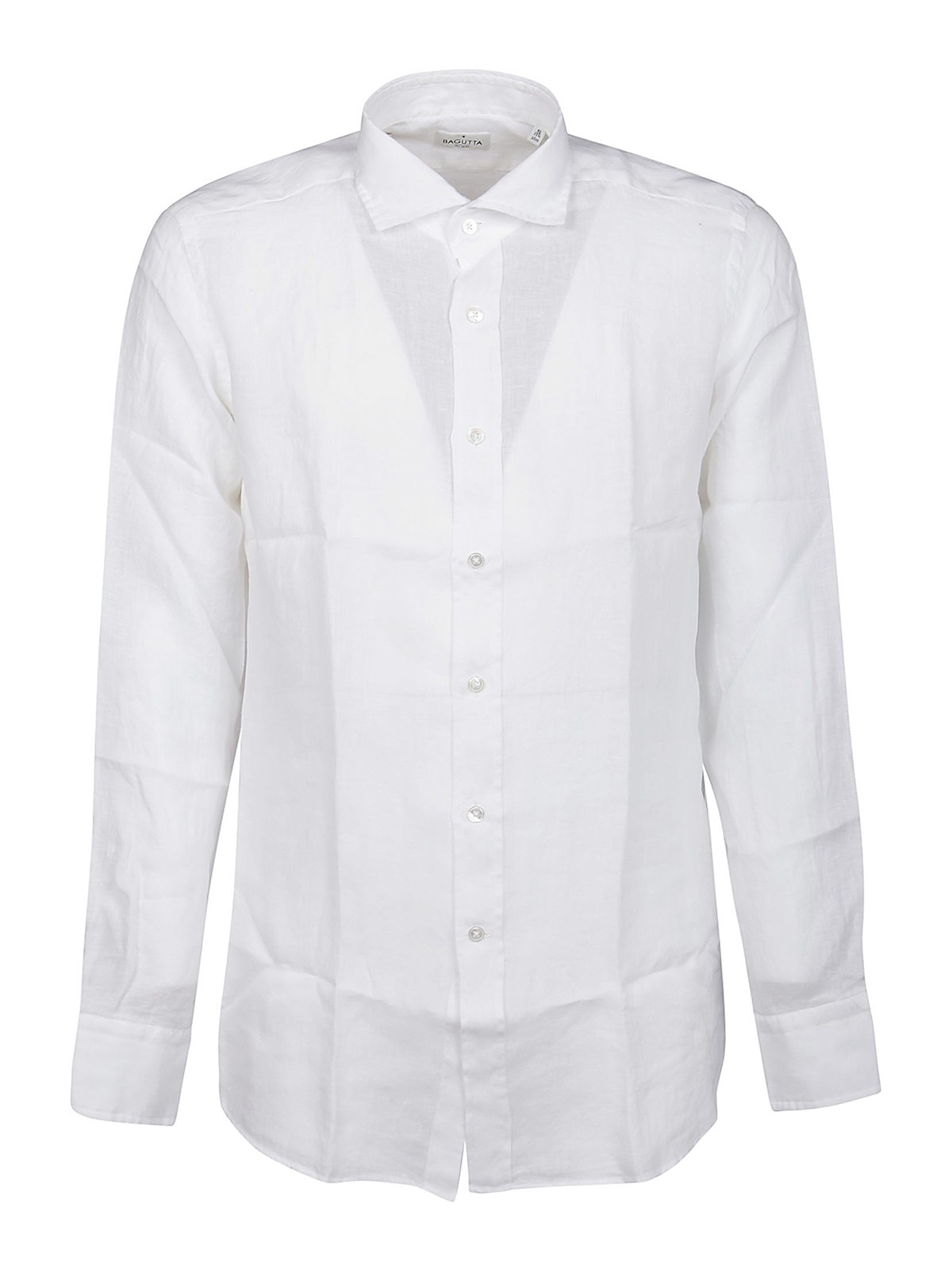 Bagutta Andrea Linen Shirt In White
