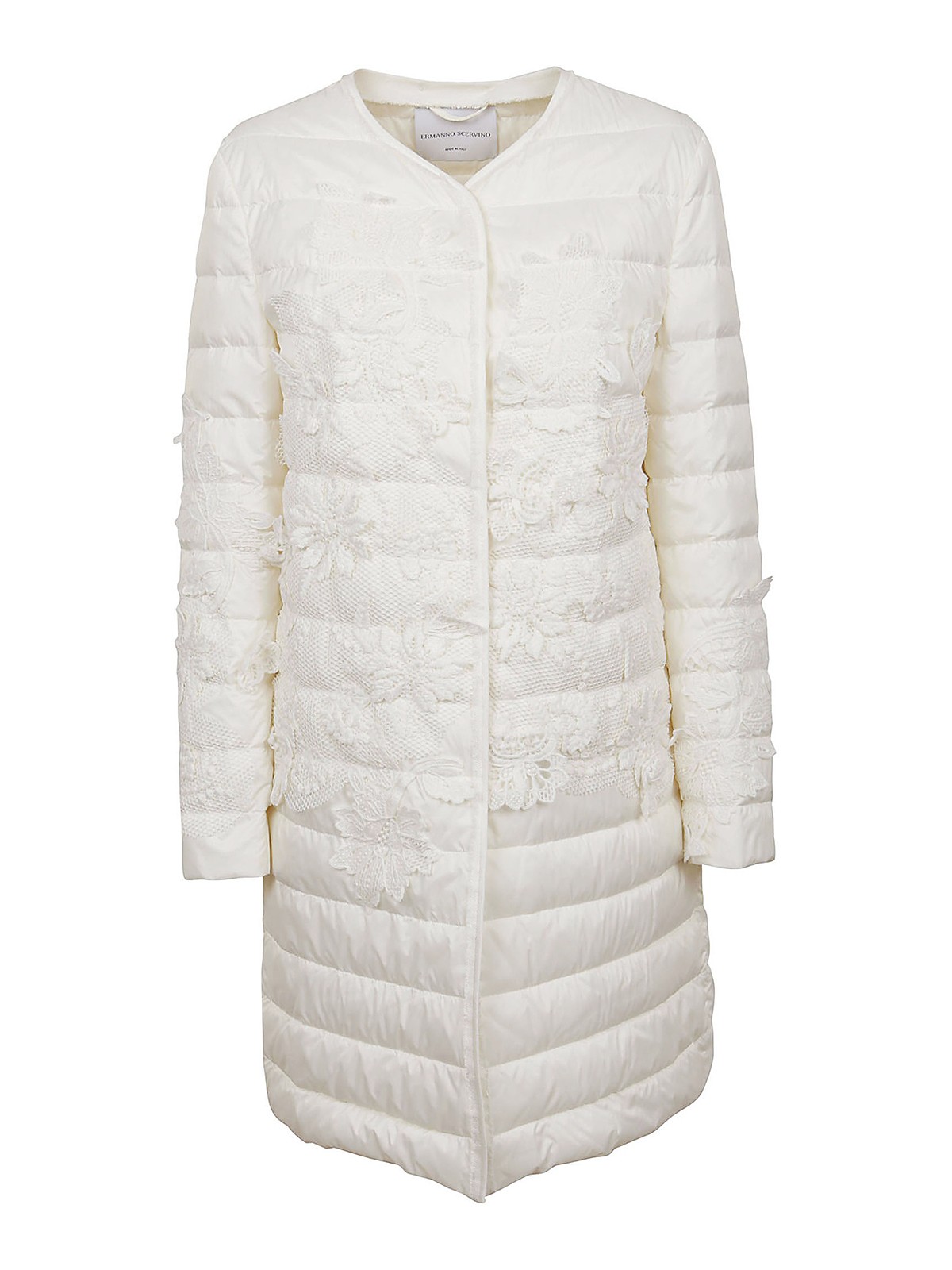 Ermanno Scervino ダウンジャケット - 白|D380A301APKAM14300
