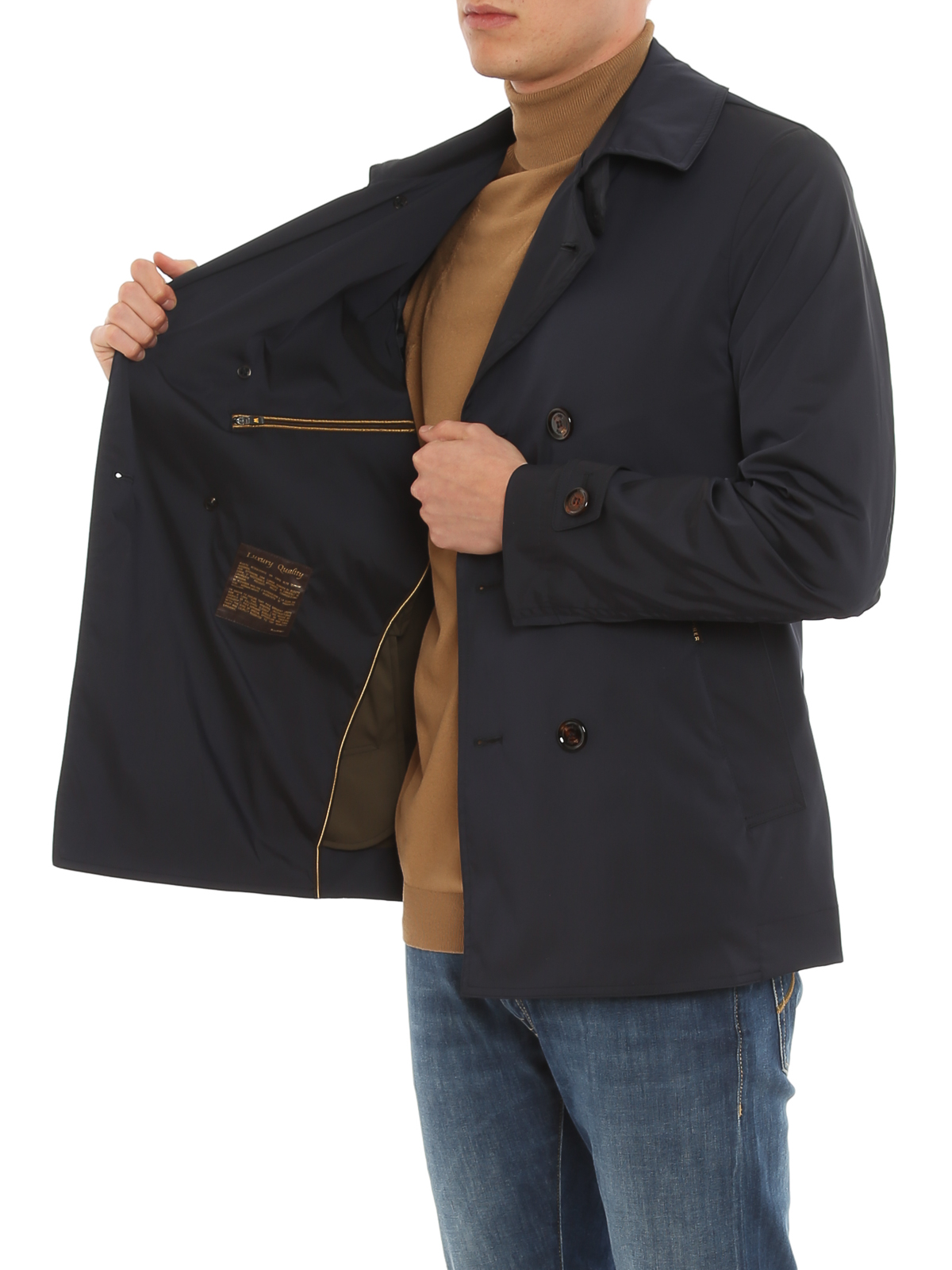 Moorer Scap Arqua TJ jacket - Dark Blue - Men|SCAPARQUATJDARKBLU