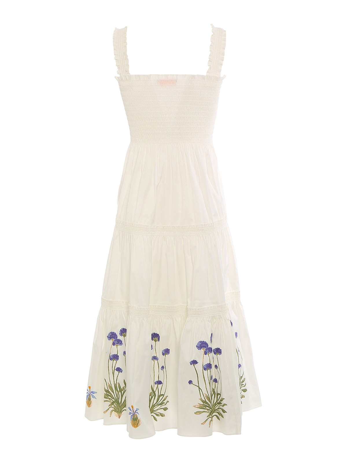Tory Burch Poplin dress - White - Women|82090104 | thebs.com Tory Burch Poplin dress - White - Women|82090104 | thebs.com