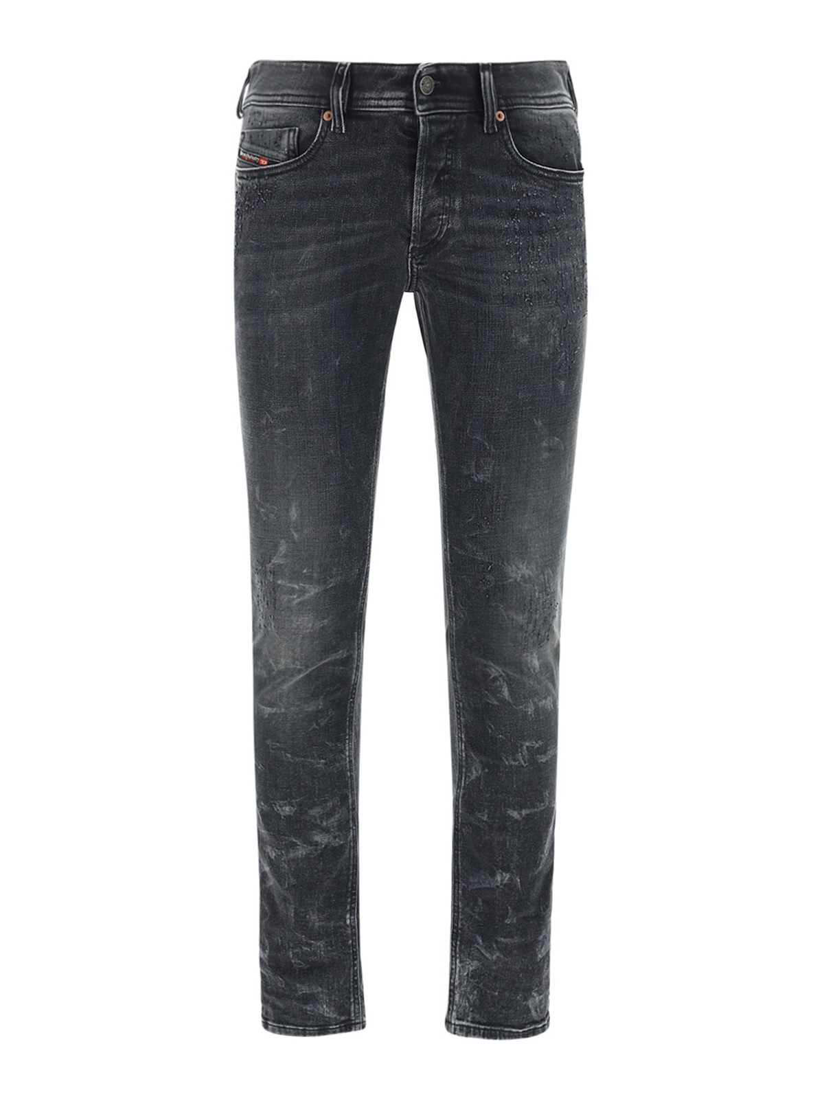 Diesel Faded skinny jeans with rips - Black - Men|00SWJF009QA02