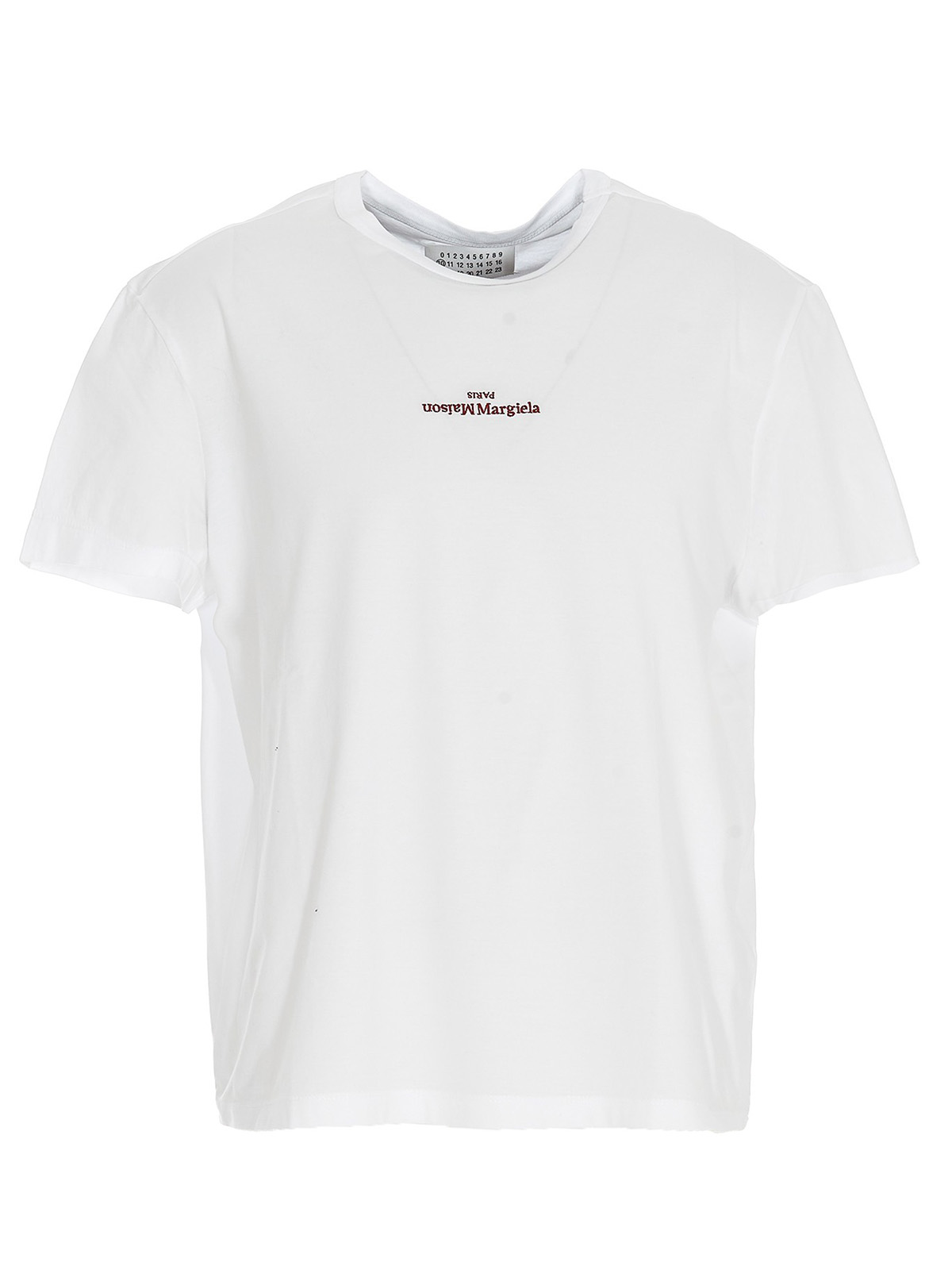 Maison Margiela Distorted logo T-shirt - White