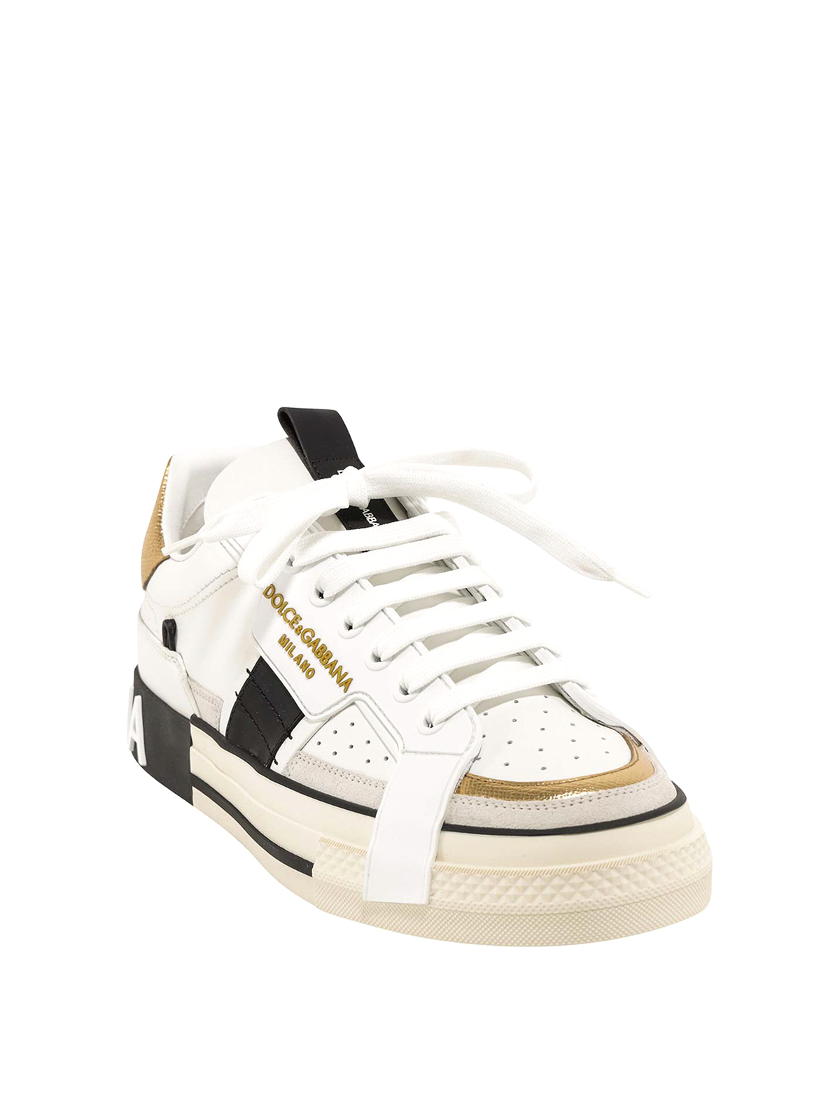 Shop Dolce & Gabbana Custom 2.zero Sneakers In Blanco