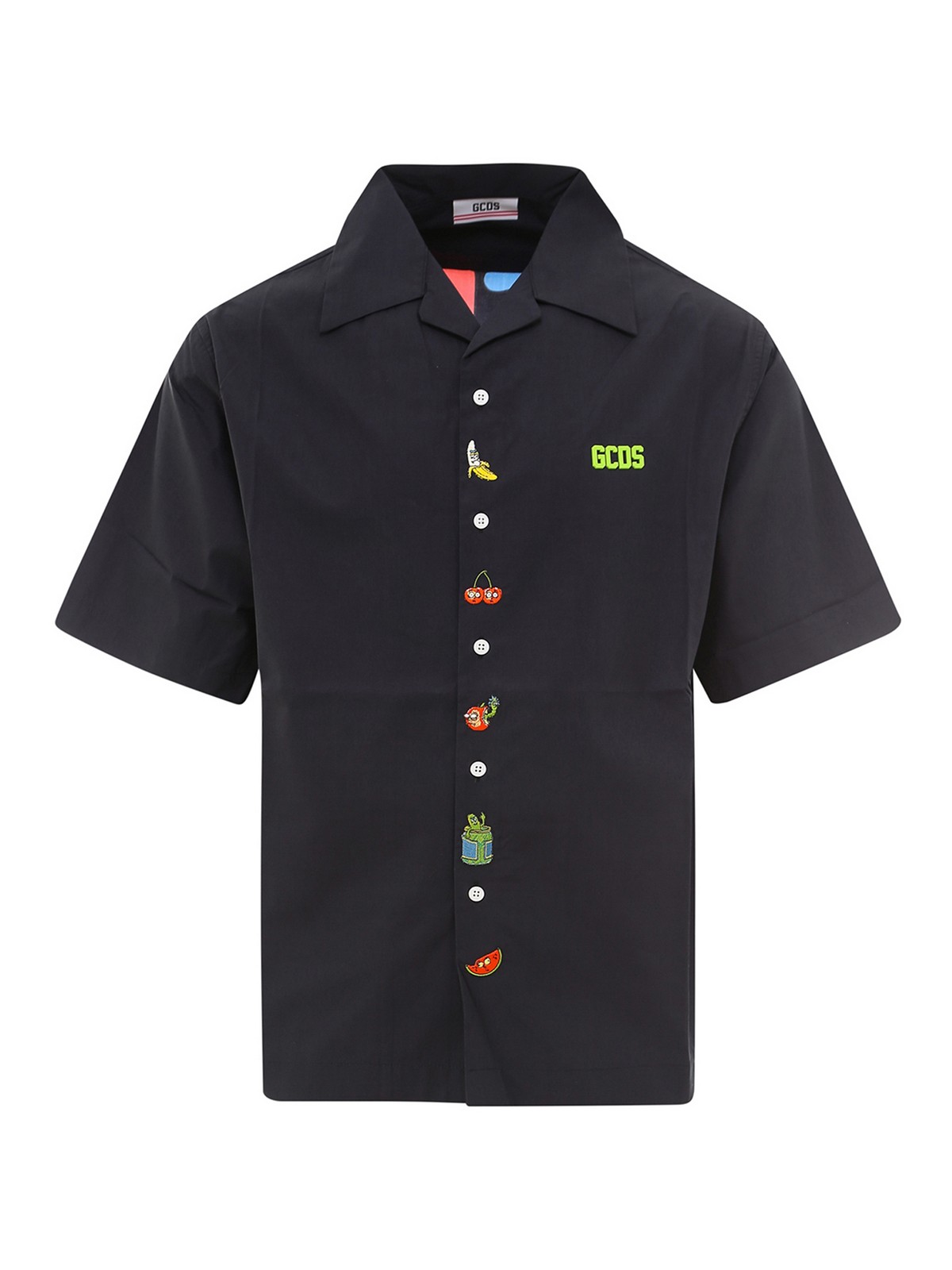 Gcds Rick and Morty shirt - Black - Men|RM21M02000302