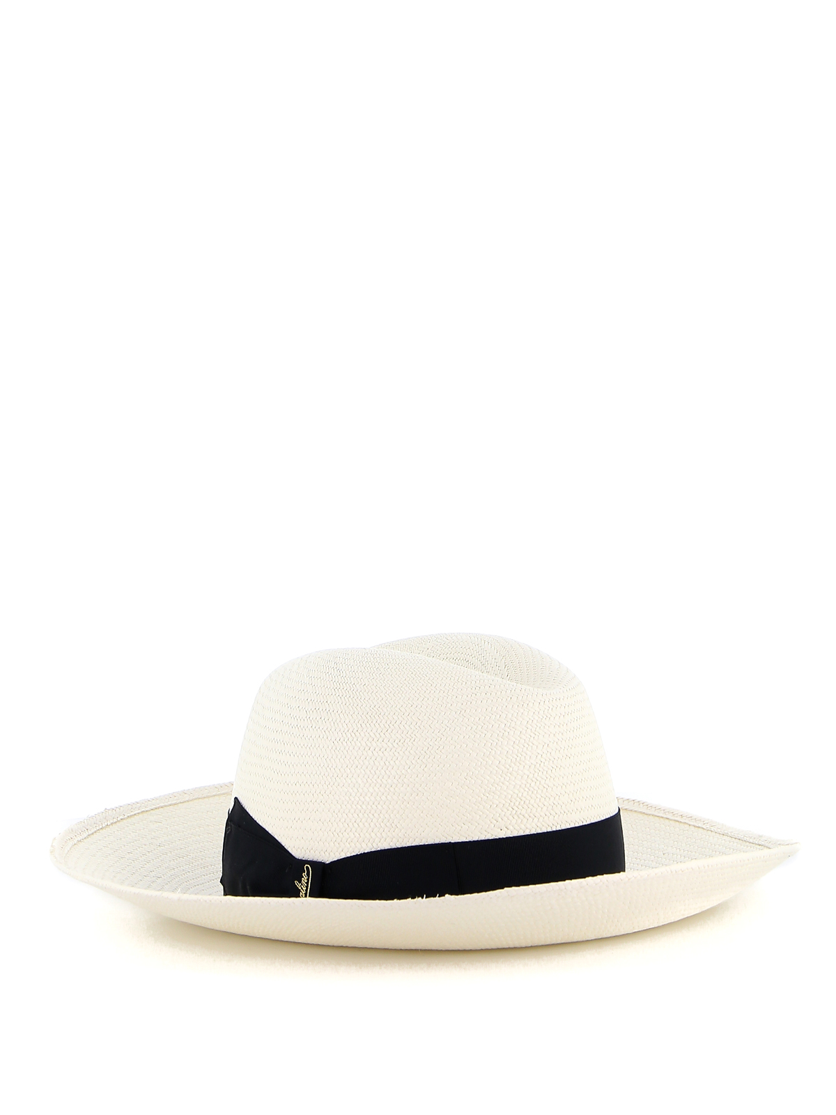 Shop Borsalino Claudette Panama Hat In Cream