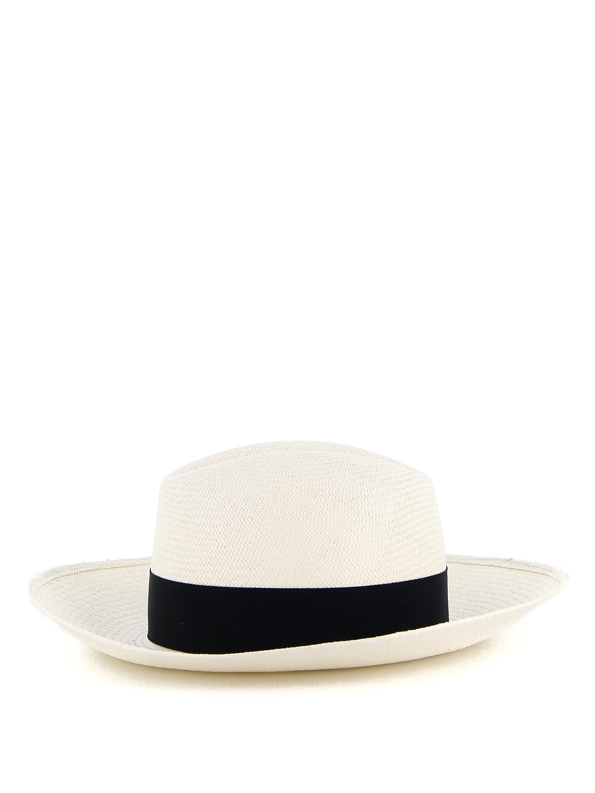 Shop Borsalino Claudette Panama Hat In Cream